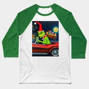 Grinchy Christmas Baseball T-Shirt